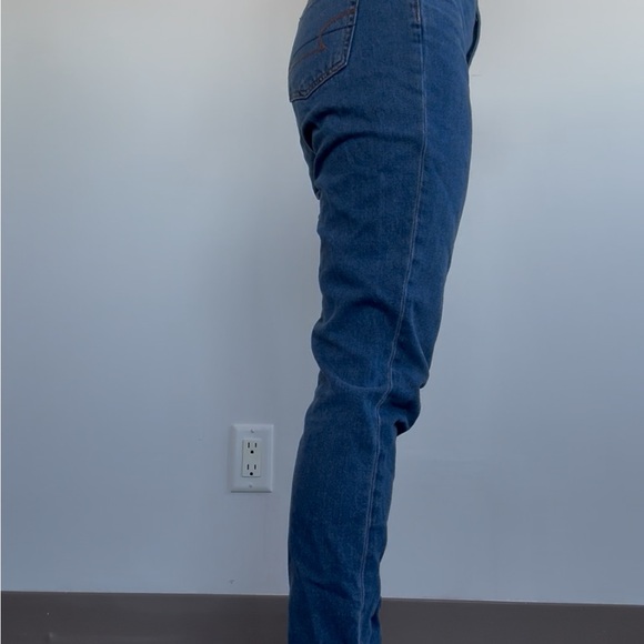 American Eagle Outfitters Women’s Straight Blue Mom Jeans - Picture 3 of 8